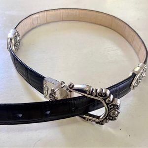 Brighton Embossed Reversible Leather Belt